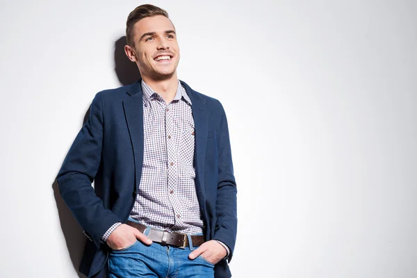 Young man in smart casual wear — Stock Photo, Image