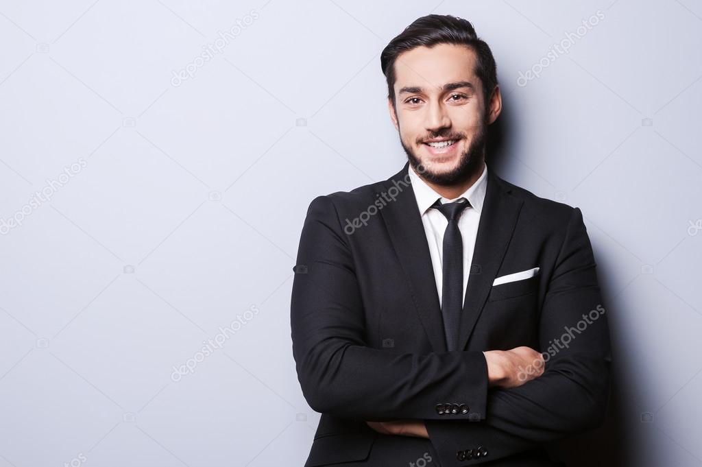 Confident young man in formalwear