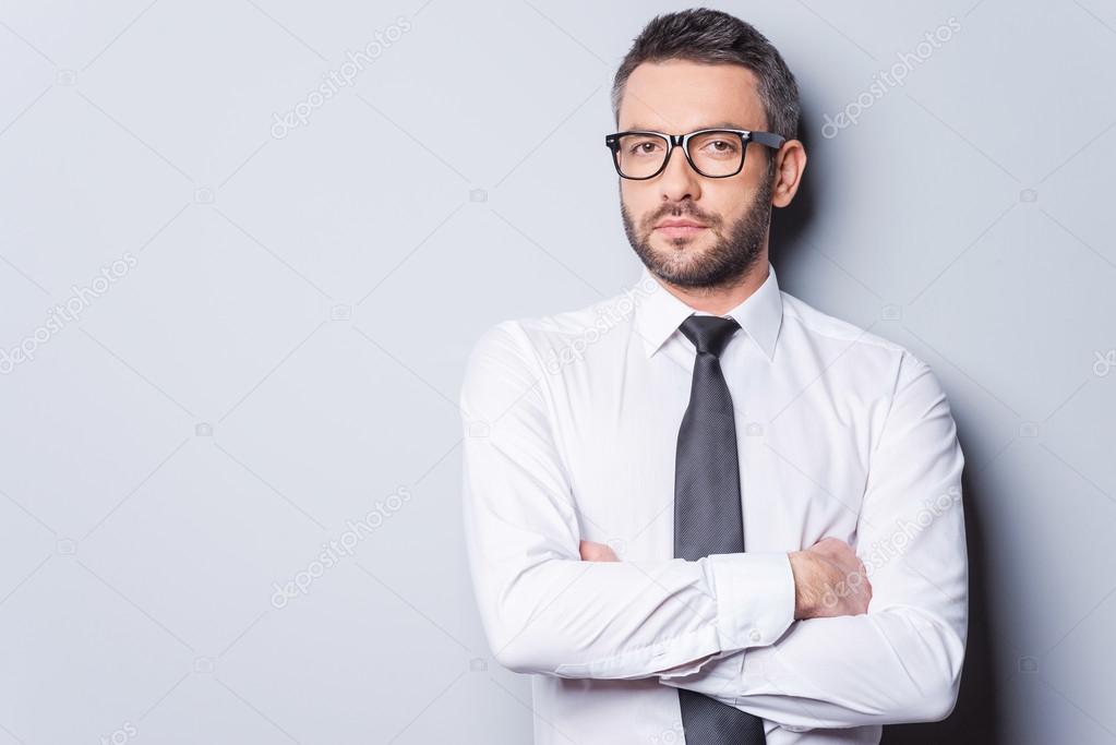 Mature man in shirt and tie