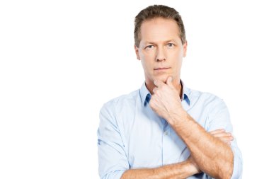 Kendine güvenen olgun adam