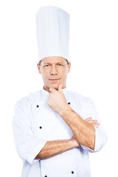 Confident mature chef — Stock Photo, Image