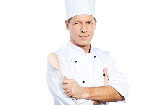 Confident mature chef — Stock Photo, Image