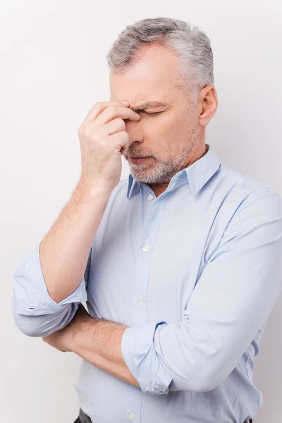 Frustrated senior man — Stock Photo, Image
