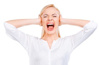 Depresif Olgun kadın