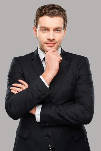 Thoughtful young man in formalwear — Stock Photo, Image