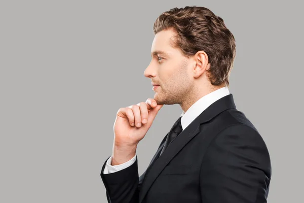 Thoughtful young man in formalwear — Stock Photo, Image