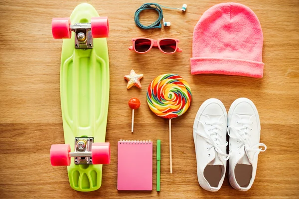 Accessori personali per ragazze adolescenti — Foto Stock