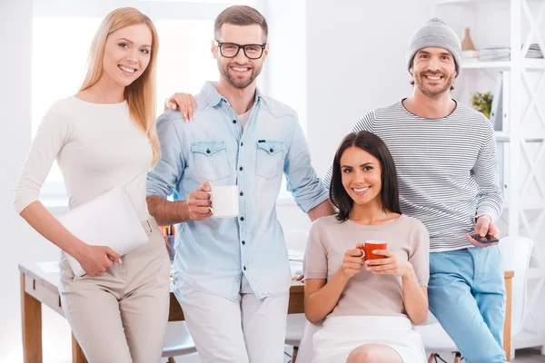 Group of business people in office — Stock Photo, Image