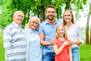 Happy family bonding to each