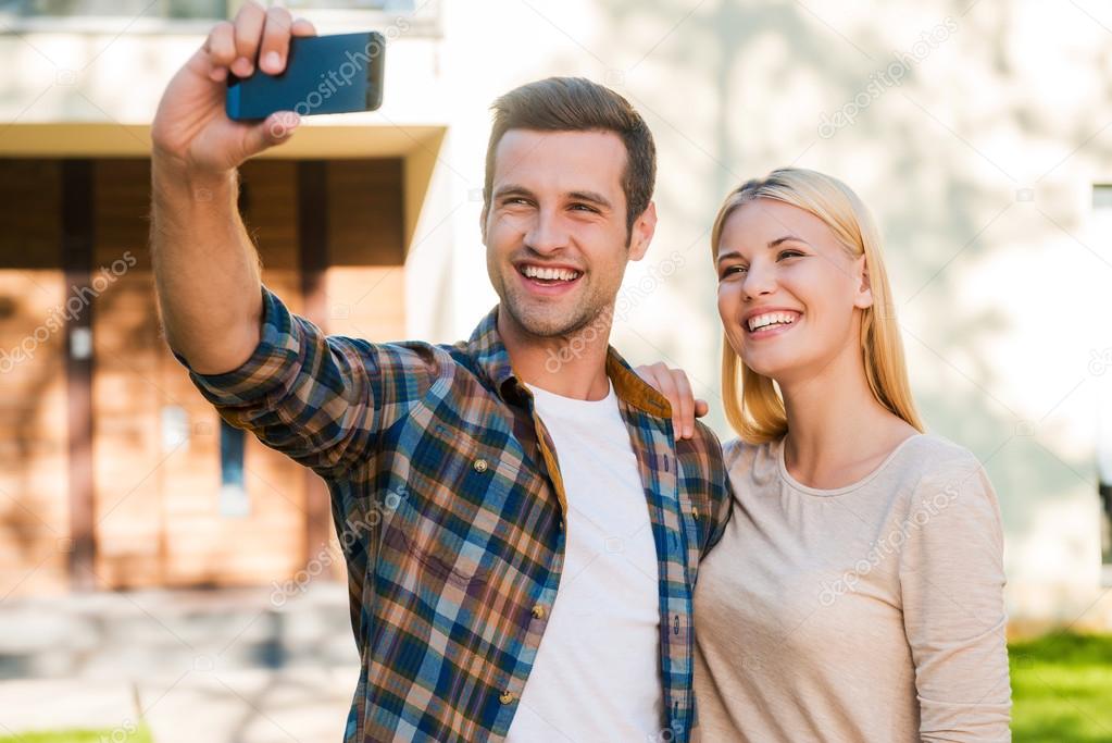 Candid Couple Selfie Candid Couple Selfie