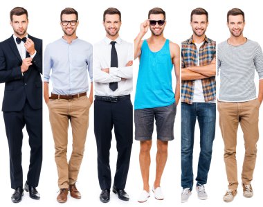 Ropa hombre diferente sale