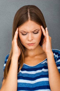 depresif genç kadın