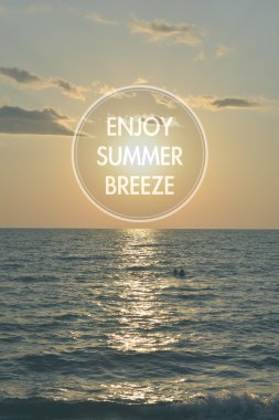 Yaz esintisi keyfini çıkarın.