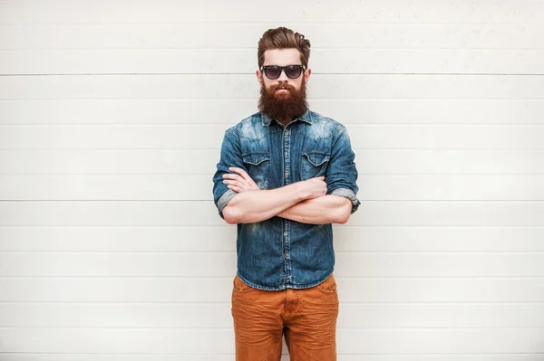 Handsome bearded man — Stock Photo, Image