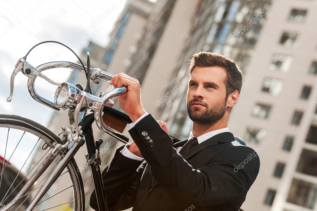 young handsome businessman