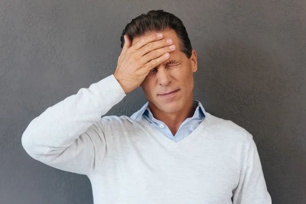 Frustrated mature man — Stock Photo, Image