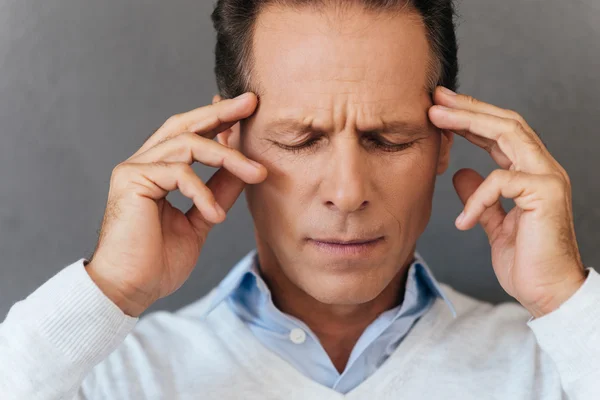 Frustrated mature man — Stock Photo, Image