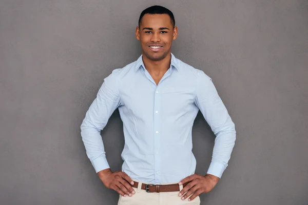 Confident young African man — Stock Photo, Image