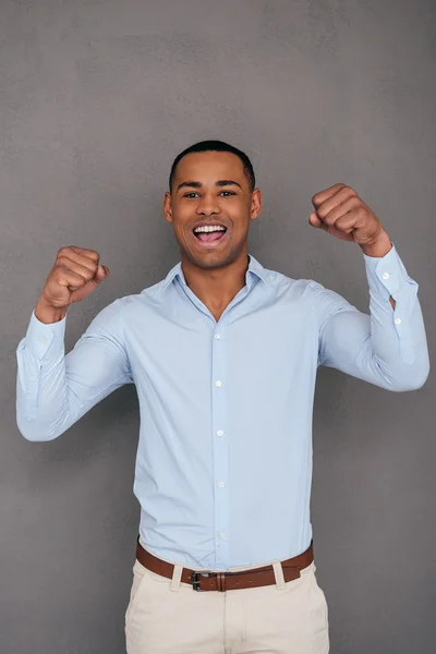 Happy young African man — Stock Photo, Image
