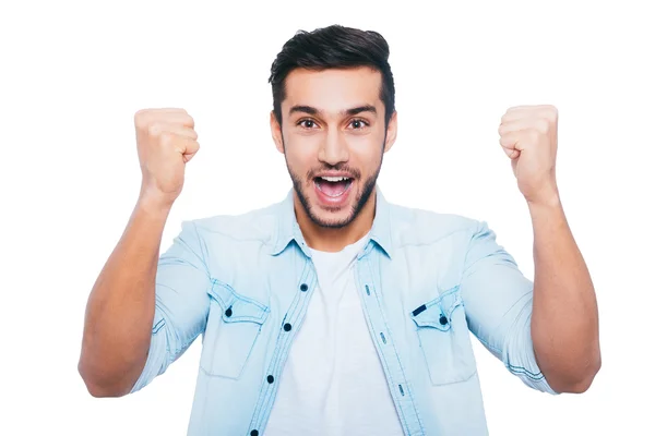 Glücklicher junger indischer Mann — Stockfoto