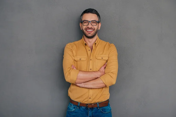 Selbstbewusster reifer Mann — Stockfoto