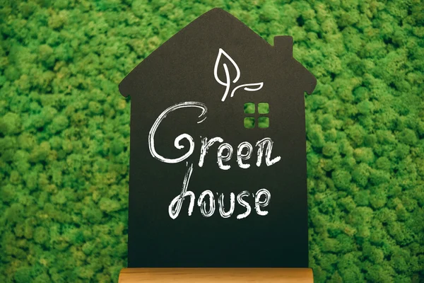 Green house inscription — Stock Photo, Image