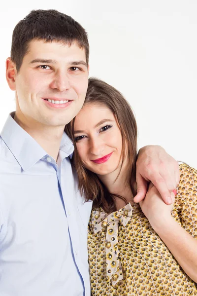 Beautiful couple smiling — Stock Photo, Image