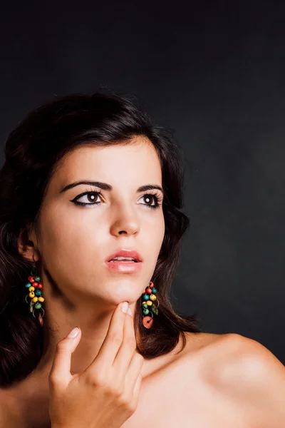 Portait de mulher bonita — Fotografia de Stock