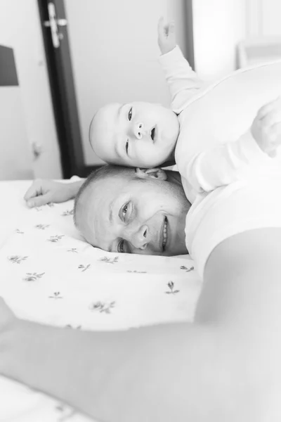 Father and son resting — Stock Photo, Image