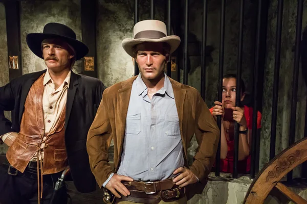 Madame Tussauds Robert Redford ve Paul Newman