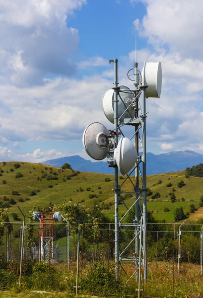 Small telecommunication tower — Stock Photo, Image