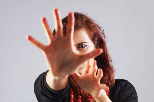 Mujer triste. — Foto de Stock