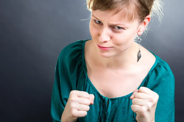 Fighter girl — Stock Photo, Image