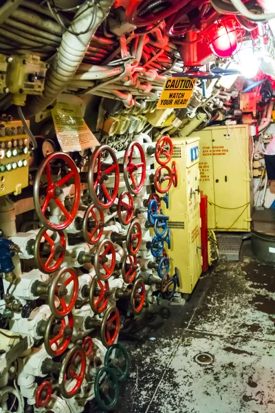 Inside submarine — Stock Photo, Image