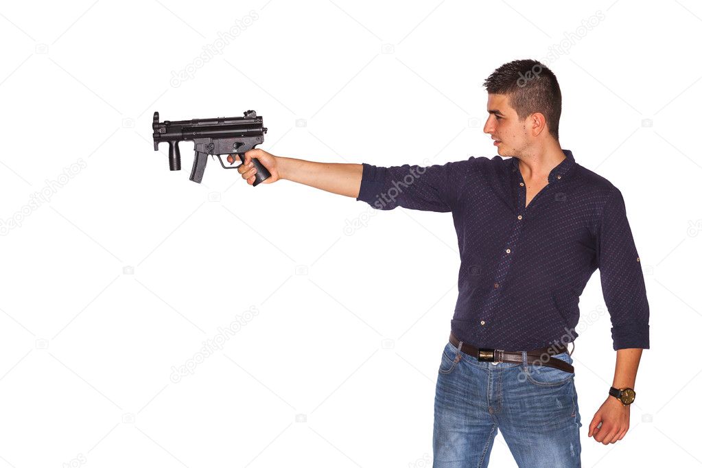 stock photo gun pointing stock photo gun pointing