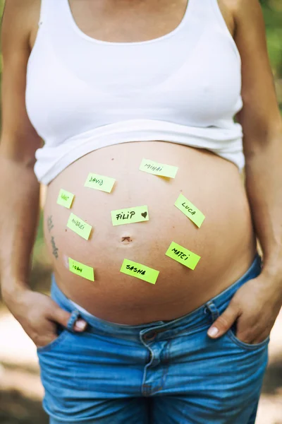 Mujer embarazada. — Foto de Stock