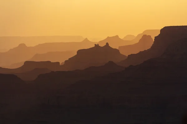 Sonnenuntergang über dem Grand Canyon — Stockfoto