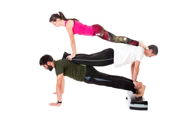 Push-up pose — Stock Photo, Image