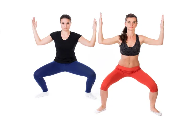 Yoga partners — Stock Photo, Image
