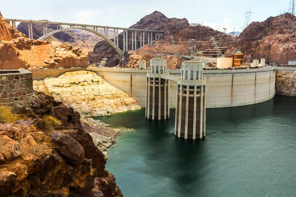 Intake towers at Hoover Dam — Stock Photo, Image