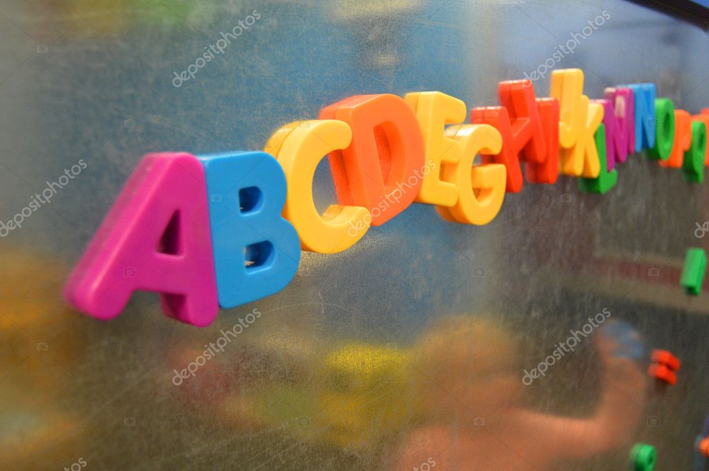 plastic alphabet magnets