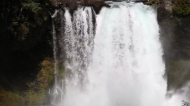 Koosah Falls Mckenzie Nehri üzerinde