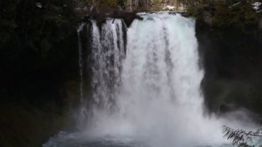 Koosah Falls Mckenzie Nehri üzerinde