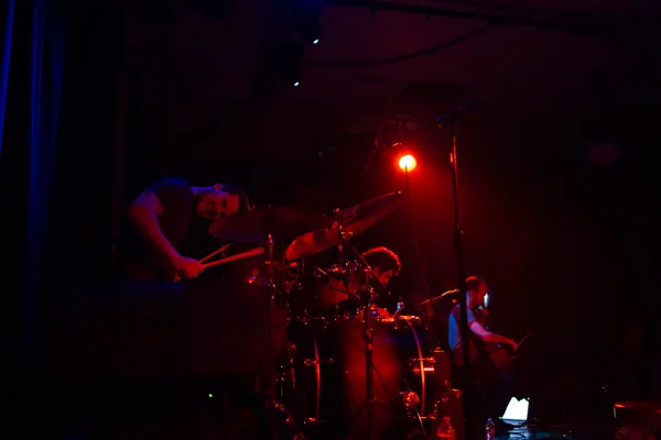 Bu düzeltme eki gökyüzü Postrock grup performansı — Stok fotoğraf
