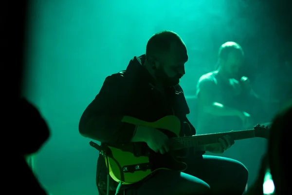 Este parche de cielo Postrock banda rendimiento — Foto de Stock