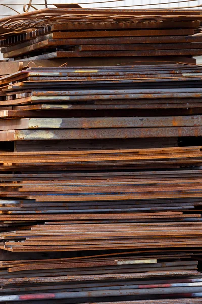 Raw Sheet Metal at Fabrication Construction Business — Stock Photo, Image