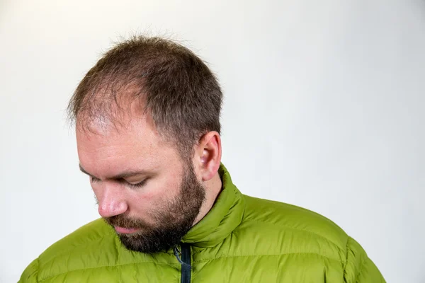 Hombre de 30 años posando para retrato de estudio — Foto de Stock