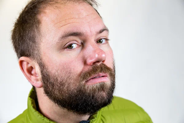 Hombre de 30 años posando para retrato de estudio — Foto de Stock