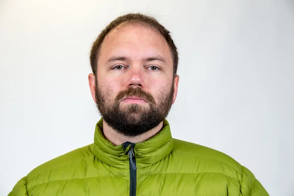 Hombre de 30 años posando para retrato de estudio — Foto de Stock