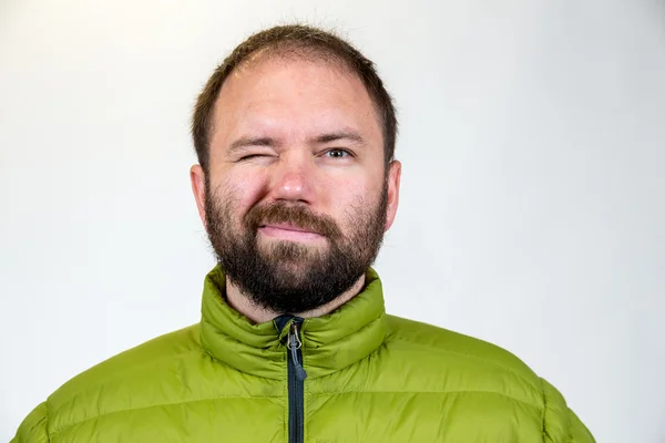 Hombre de 30 años posando para retrato de estudio — Foto de Stock